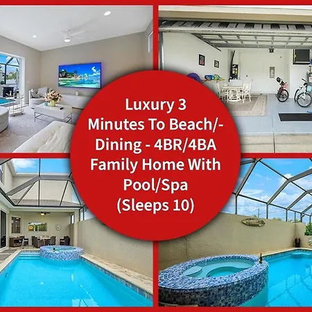 Vacation Home With Pool. 4 Bedrooms. Sleeps 10 Naples Exterior photo